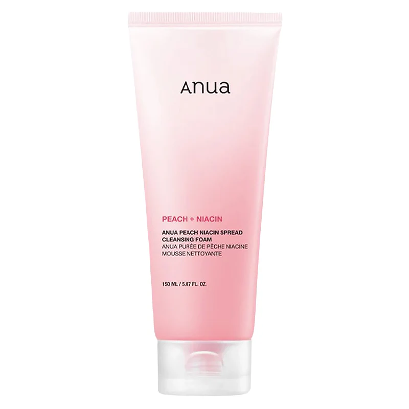 Peach Niacin Spread Cleansing Foam